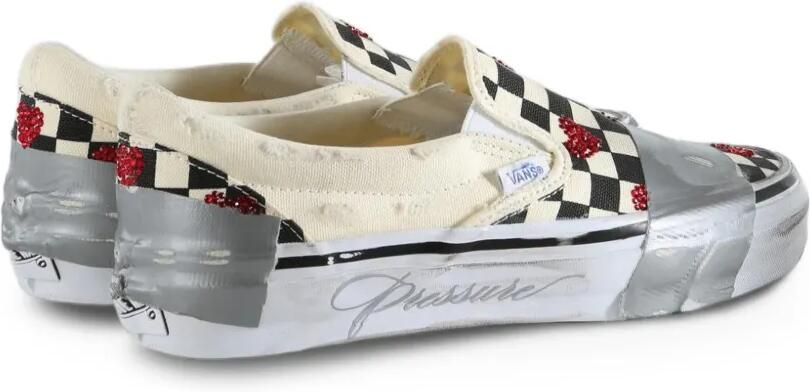 Vans x Gregory Baffoni sneakers met hart-patch Beige - Foto 3
