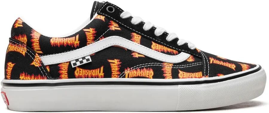 Vans x Thrasher Old Skool "Thrasher All Over Flame Logo" sneakers Zwart