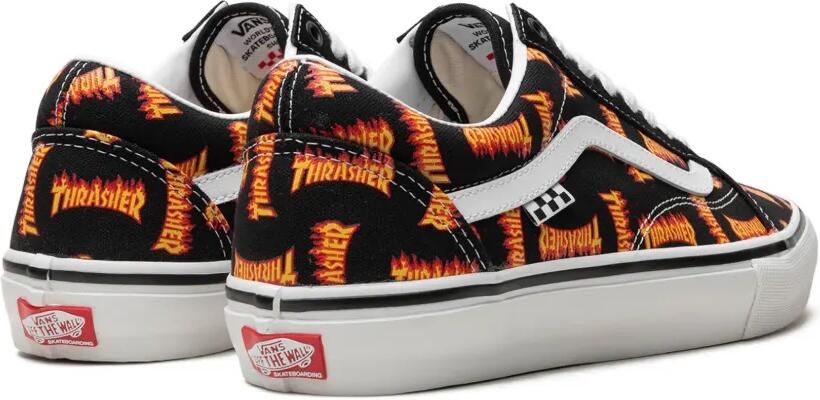 Vans x Thrasher Old Skool "Thrasher All Over Flame Logo" sneakers Zwart - Foto 3