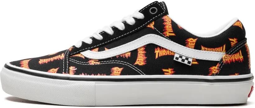 Vans x Thrasher Old Skool "Thrasher All Over Flame Logo" sneakers Zwart - Foto 4