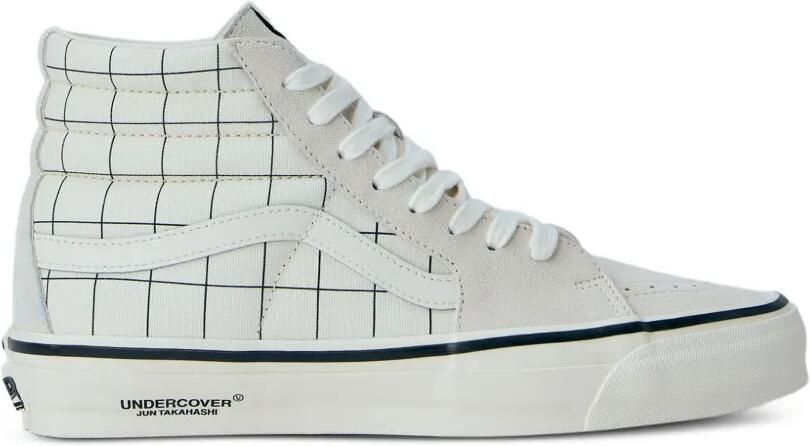 Vans x UNDERCOVER high-top sneakers met raster-patroon Beige