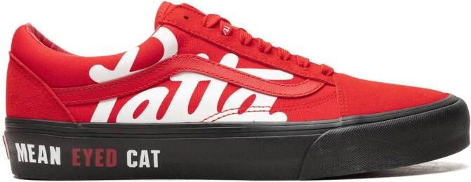 Vans x Patta Old Skool VLT LX "Mean Eyed Cat Red" sneakers Rood