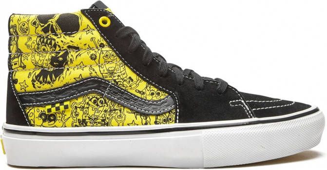 Vans x SpongeBob x Gigliotti Skate Sk8-Hi sneakers Zwart