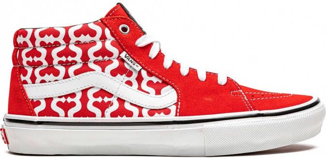 Vans x Supreme Grosso Mid sneakers Rood