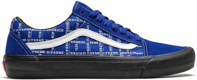 Vans x Supreme Old Skool Pro sneakers Blauw