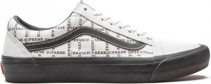 Vans x Supreme Old Skool Pro sneakers Wit