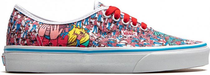 Vans x Where's Waldo Authentic low-top sneakers Rood