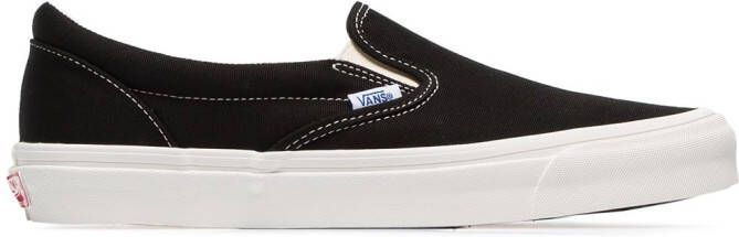 Vans zwart witte OG Classic Slip-On LX sneakers van katoen