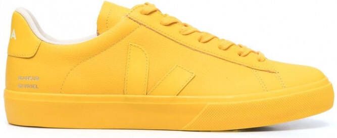 VEJA Campo monochrome sneakers Geel - Schoenen.nl