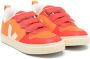 VEJA Kids V-10 Chromefree sneakers met klittenband Oranje - Thumbnail 1