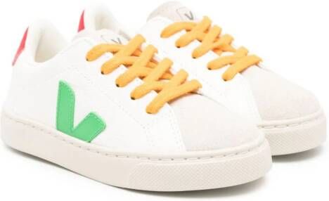 VEJA Kids Esplar ChromeFree leren sneakers Wit