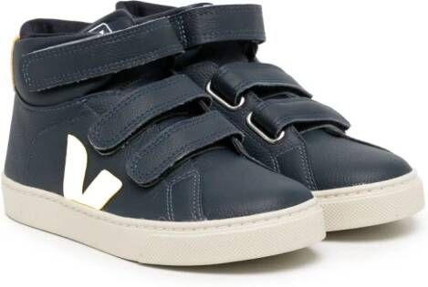 VEJA Kids Esplar sneakers met klittenband Blauw