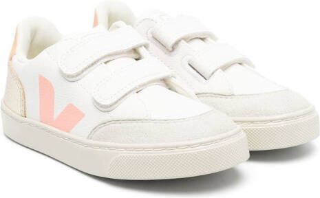 VEJA Kids Sneakers met klittenband Wit