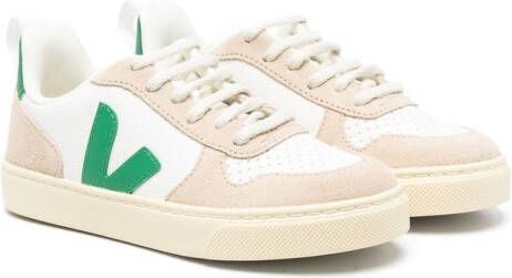 VEJA Kids Sneakers met suède vlakken Wit