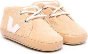 VEJA Kids Suède babyschoentjes Beige