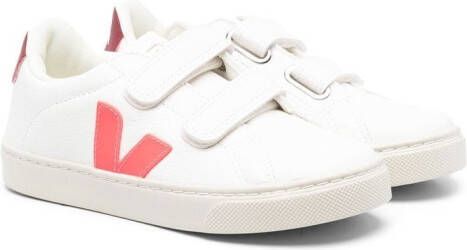 VEJA Kids Sneakers met klittenband Wit