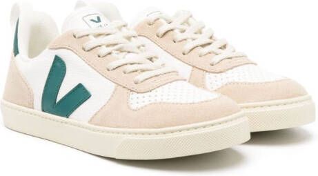 VEJA Kids V-10 low-top sneakers Beige