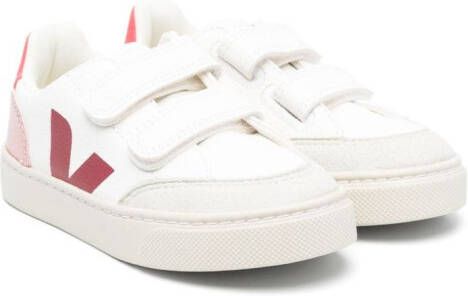 VEJA Kids V-12 ChromeFree low-top sneakers Wit