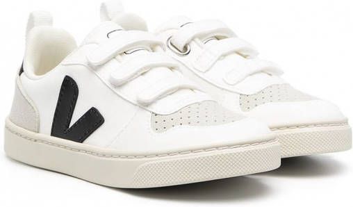 VEJA Kids V-12 sneakers met klittenband Wit