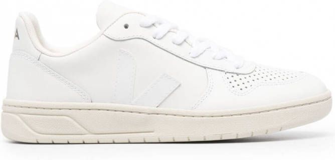 VEJA V-10 leren sneakers Wit