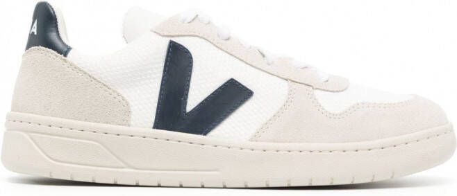 VEJA V-10 sneakers met vlakken Wit