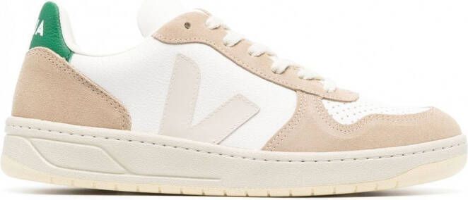 VEJA V-10 sneakers met vlakken Wit