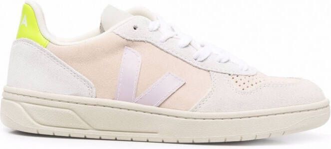 VEJA V-10 sneakers met colourblocking Grijs