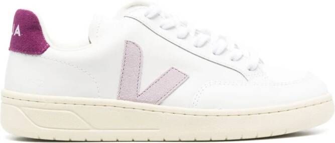 VEJA V-12 leren sneakers Wit