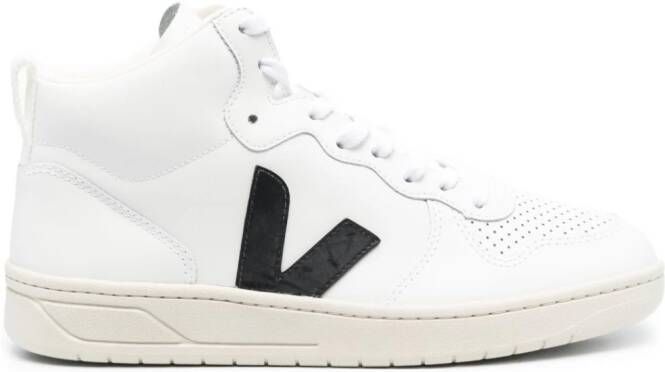 VEJA V-15 high-top sneakers Wit