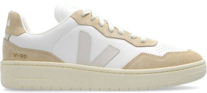 VEJA V-90 leren sneakers Wit