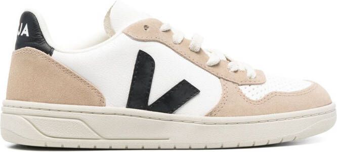 VEJA V-10 ChromeFree low-top sneakers Beige