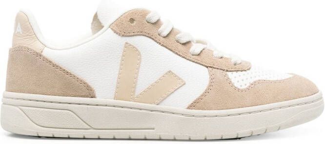 VEJA V-10 ChromeFree low-top sneakers Beige