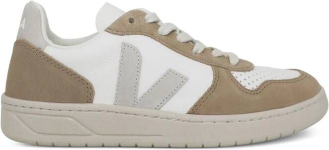 VEJA V-10 ChromeFree low-top sneakers Beige