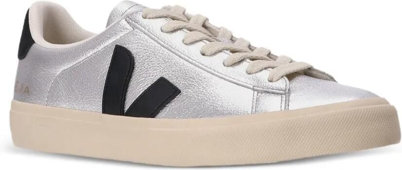 VEJA Campo leren sneakers Zilver - Foto 4
