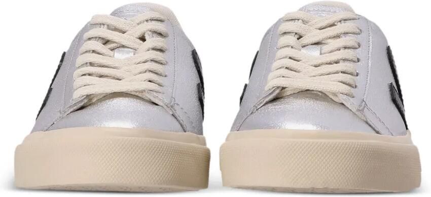 VEJA Campo leren sneakers Zilver - Foto 2