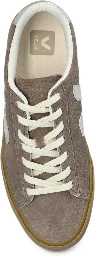 VEJA Campo suède Moonrock zilveren sneakers Bruin - Foto 3