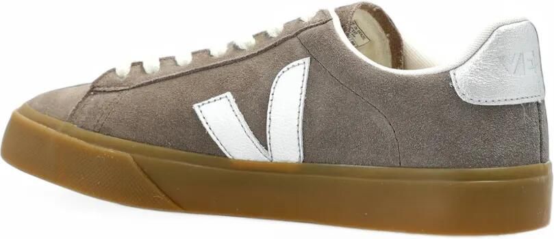 VEJA Campo suède Moonrock zilveren sneakers Bruin - Foto 4