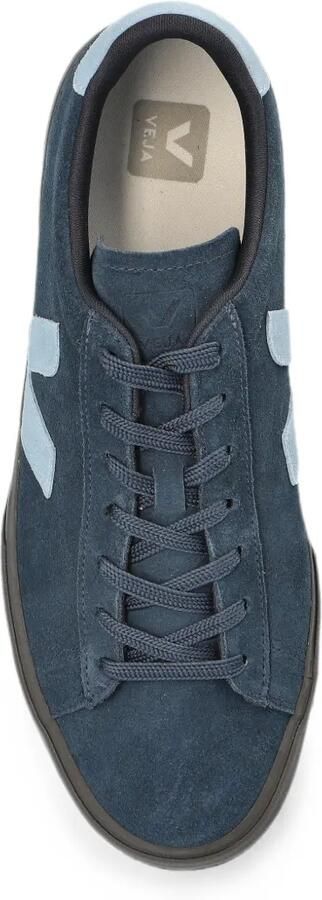 VEJA Campo suède nautico stalen sneakers met adelaar Blauw - Foto 4