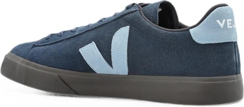 VEJA Campo suède nautico stalen sneakers met adelaar Blauw - Foto 5