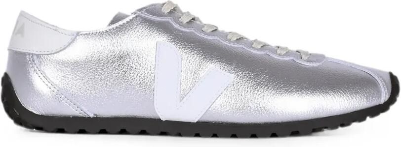 VEJA Cateyes leren sneakers Zilver