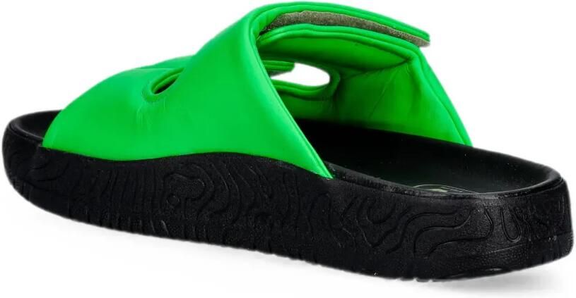 VEJA Etna Bold leren sandalen Groen - Foto 4