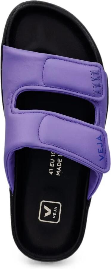 VEJA Etna Bold leren slippers Paars - Foto 4