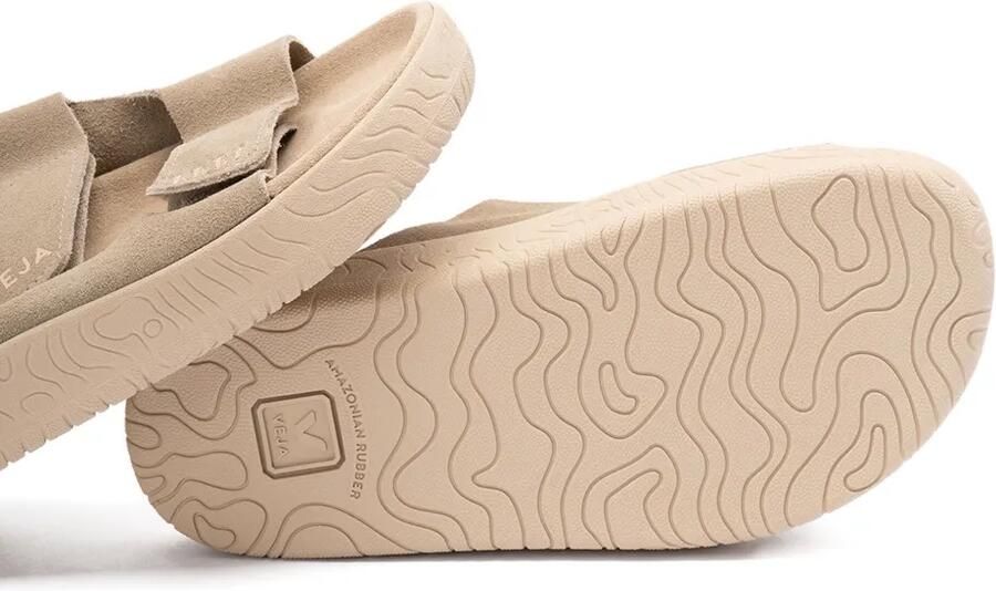 VEJA Etna sandalen met plateauzool Beige