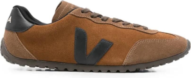 VEJA GT suède sneakers met logopatch Bruin