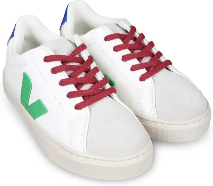 VEJA Kids Esplar leren sneakers Wit