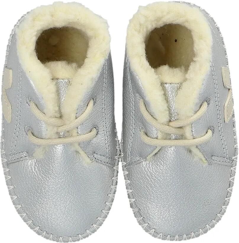VEJA Kids Fred leren sneakers Zilver - Foto 3