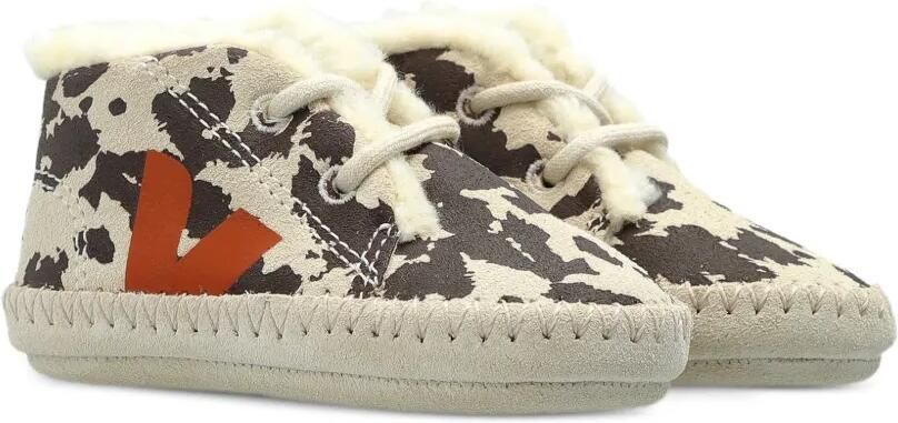 VEJA Kids Fured suède sneakers Beige