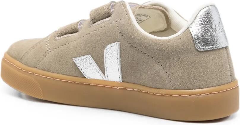 VEJA Kids Kleine Esplar suède sneakers met klittenband Grijs - Foto 2