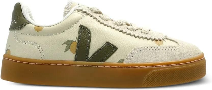 VEJA Kids Leren sneakers met citroenprint Beige - Foto 3