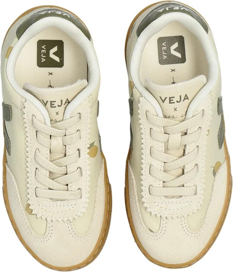 VEJA Kids Leren sneakers met citroenprint Beige - Foto 2